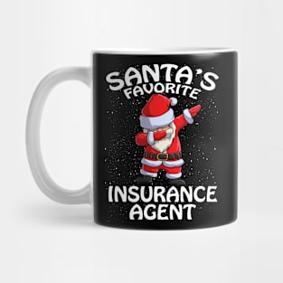 Santas Favorite Insurance Agent Christmas Mug